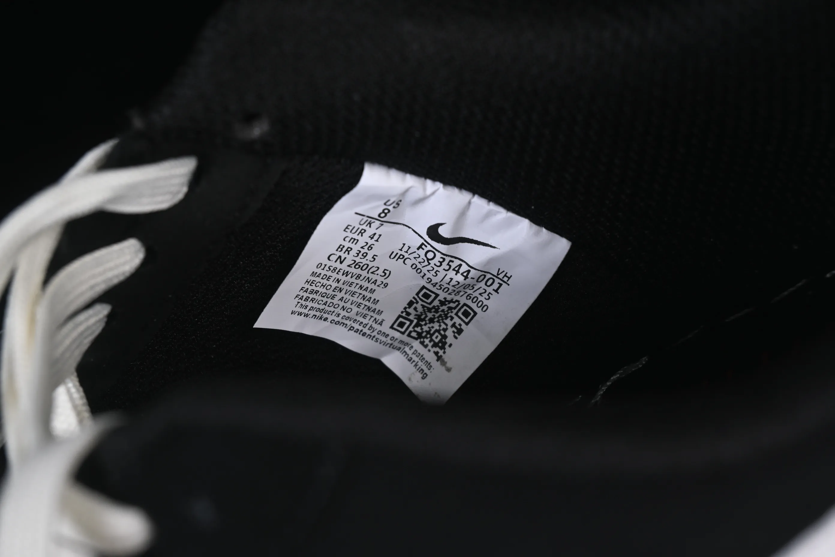 All categories Nk Air Force 1 Air Force series Nk Air Force 1 Low Air Force low-top Nike Air Force 1'07 Low Jet black and gray Air Force 1 low-top casual sneakers FQ3544-001